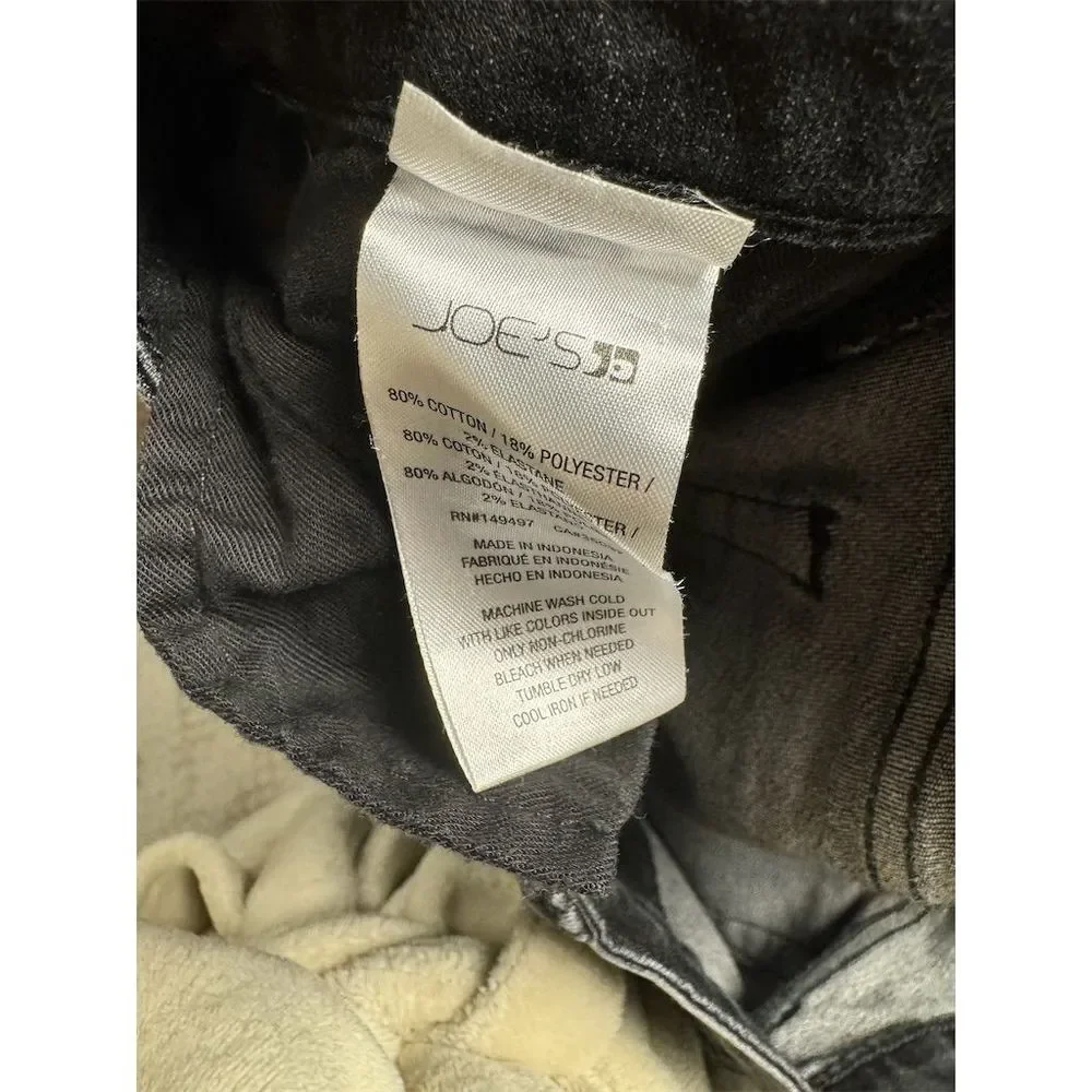 Joe's Women's Black Skinny Jeans Dark Wash‎ Denim Size 29